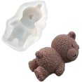thumbnail image 1 of 3D cerdo oso molde de silicona DIY Cupcake Chocolate pudín gelatina Fondant cubito de hielo caramelo hecho a mano helado jabón molde para postres, 1 of 5