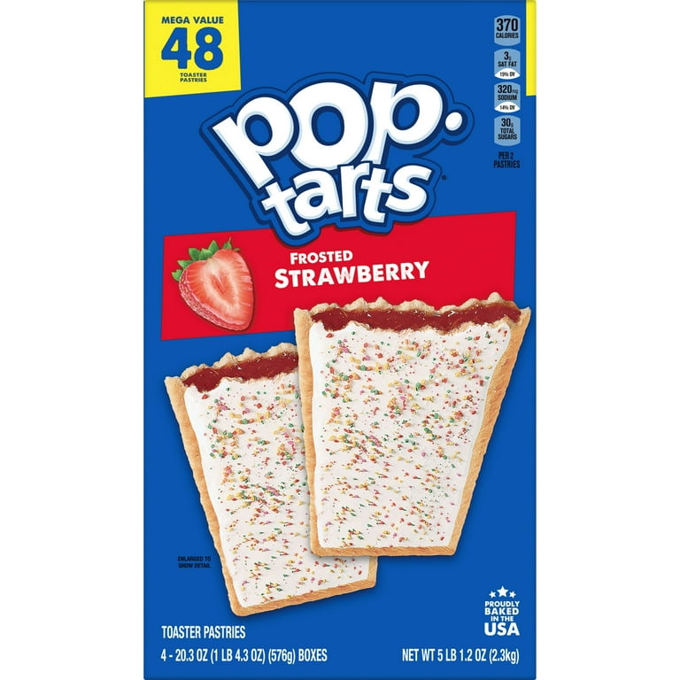 Pop-Tarts Frosted Strawberry Instant Breakfast Toaster Pastries