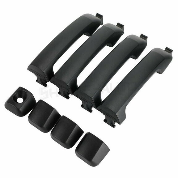 4X Plastic Exterior Door Handles For 2007-2019 Toyota Tundra CrewMax 2008-2016