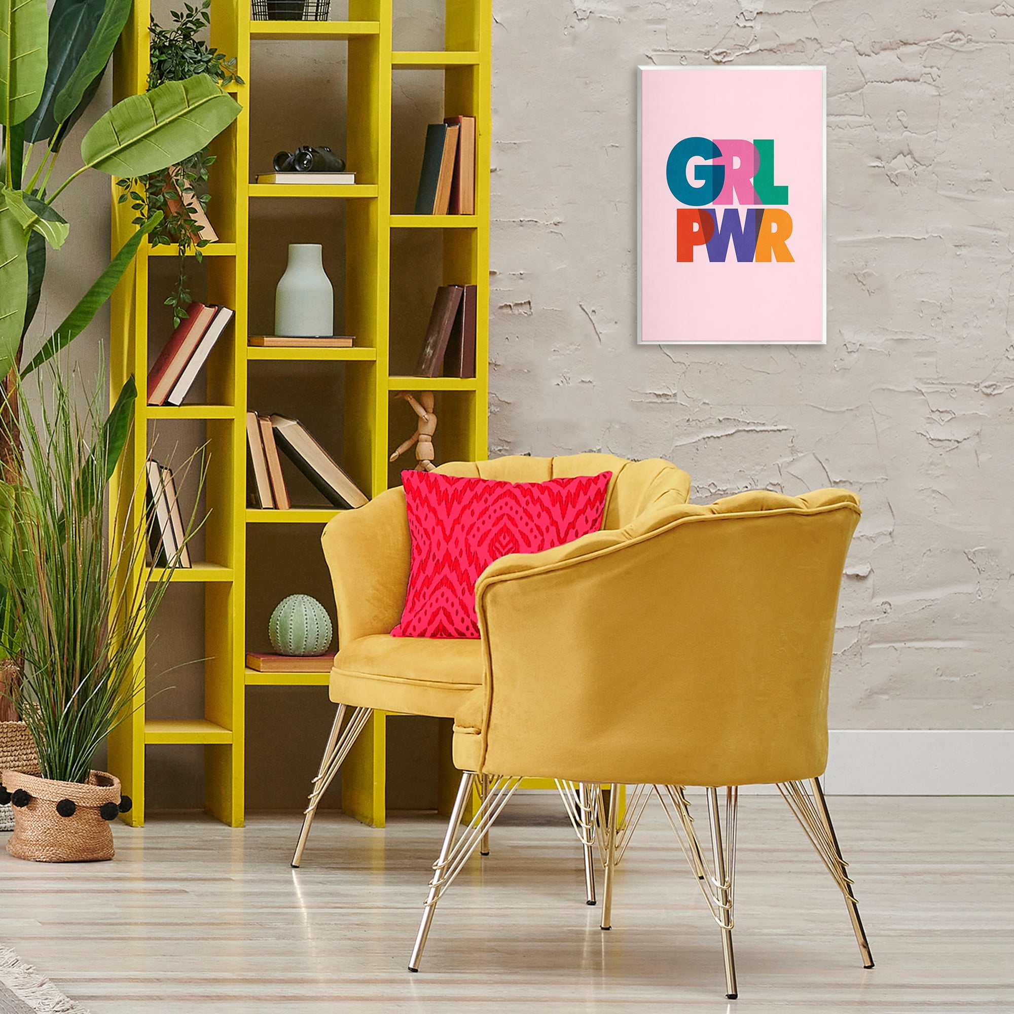 Stupell Industries Girl Power Pastel Text Text & Numbers Painting Unframed Art Print Wall Art, 13 x 19