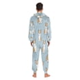 thumbnail image 7 of 1 Piece Adult Onesie Pajamas Cozy & Loose-Fit Sleepsuit Loungewear with Pockets Cute Little Dog Pattern X-Small, 7 of 7