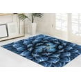 thumbnail image 3 of Large Rug, Blue Rug, Gift For The Home Rug, Custom Rug, Cactus Rug, Cactus Rug Abstract Natural Pattern Rugs, Floral Rugs, Corridor Rugs, 3.9'x5.9' - 120x180 cm, 3 of 9