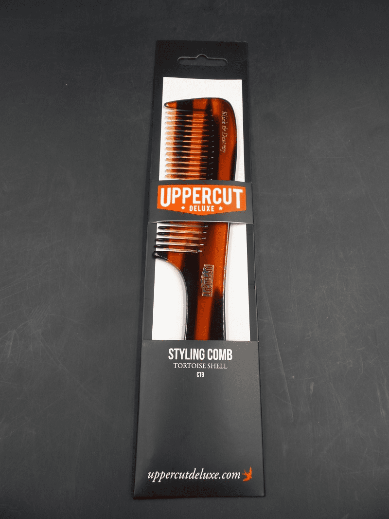 Uppercut Deluxe CT9 Tortoise Shell Styling Comb - Brown
