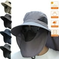 thumbnail image 3 of Wide Brim Sun Hat UV Protection Bucket Cap For Hiking VANC Fishing-Sa SYUS X3D4, 3 of 5