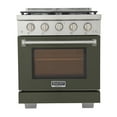 thumbnail image 2 of Professional 30-in Natural Gas Rang in Olive Green with True Simmer Burners, 2 of 10
