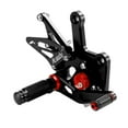 thumbnail image 4 of Racing Adjustable Rearsets Foot Pegs Black For Kawasaki ZX4R ZX4RR 2022-2024, 4 of 5