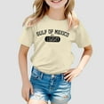 thumbnail image 2 of cnuiaeg Teen Shirts Children Fashion Casual Print Round Neck Loose Short Sleeve T Shirt Top Size:4-5 Years, 2 of 4
