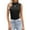 Black, variant on Zeagoo Womens Mock Neck Tank Tops Slim Fitted Turtleneck Sleeveless Top Stretchy Basic Casual Layer Tee Shirts