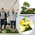 thumbnail image 5 of DUSKEEP Artificial Garden Grass, 1 Pcs Fake Moss, Fairy Grass Lawn Miniature Ornament, Garden Dollhouse DIY Simulation Moss Craft Decor, Faux Grass, Artificial Green Turf Mat Grass 6 x 6 inches, 5 of 8