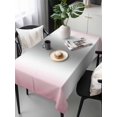 thumbnail image 6 of Pink Grey Table Cloth, Gray Farmhouse Modern Rustic Waterproof Tablecloth for Rectangle Tables, Reusable Washable Fabric Table Cover for Restaurant Kitchen Dining Tables 54"x108", 6 of 6