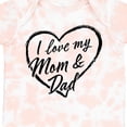 thumbnail image 4 of Inktastic I Love My Mom and Dad in Black Chalk Heart Boys or Girls Baby Bodysuit, 4 of 5