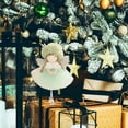 thumbnail image 3 of Zhourta Christmas Angel Doll 3 Colors Vintage Angel Ornaments for Christmas Tree Decoration Small Hanging Angel Figurines Christmas Tree Topper Decoration Ornament, 3 of 6