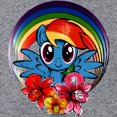 thumbnail image 3 of CafePress - My Little Pony Rainbow Dash Flowers Sweatshirt - Pullover Hoodie, Classic & Comfortable Hooded Sweatshirt, 3 of 4
