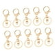 thumbnail image 1 of 10 ganchos giratorios para llavero, con clip y cordón Oro, 1 of 8