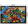 thumbnail image 3 of Marvel Comics - Retro Lineup Wall Poster, 14.725" x 22.375", Framed, 3 of 6