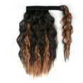 thumbnail image 4 of Synthetic Short Kinky Curly Ponytail for Women & Girls - Corn Wave Wrap Around Ponytail Clip in Hair Extensions, 4 of 19