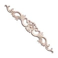 thumbnail image 7 of Natural Wooden Appliques & Onlays Wall Accent Trim Decorative Floral Carving Suitable For Cabinet Door Ceiling Furniture, 7 of 7
