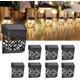 thumbnail image 1 of Paquete de 8 luces solares para patio, escaleras, patio, camino y entrada: luces de pared decorativas, automáticas e impermeables para terraza, escaleras, patio, entrada, 102,7 x 83,4 x 51,6 mm, 1 of 5