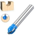 thumbnail image 4 of 1/4 Shank Ball Nose Router Bits End Mill Round Cove Box Solid CNC Milling Bit, 4 of 12