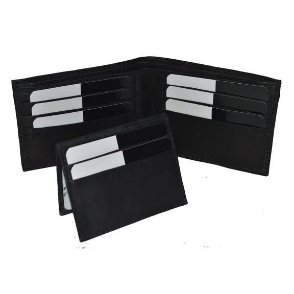 DOORBUSTER Deal: Leatherboss Genuine Leather Bifold Wallet with a Removable Flap