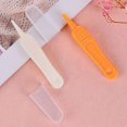 thumbnail image 5 of Juego de 5 pinzas de seguridad para bebés, pinzas de limpieza de plástico con cabeza redonda, pinzas limpiadoras para el ombligo y la nariz del bebé, herramienta para limpiar la nariz, 5 of 5