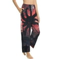 thumbnail image 2 of Balery Giant Monster Over City print Women's Pajama Pants,Ultra Lightweight Pjs,Lounge Pant-Large, 2 of 9