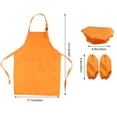 thumbnail image 3 of Kids Chef Set Dacron Orange 1 Set For Cooking Baking, 3 of 8