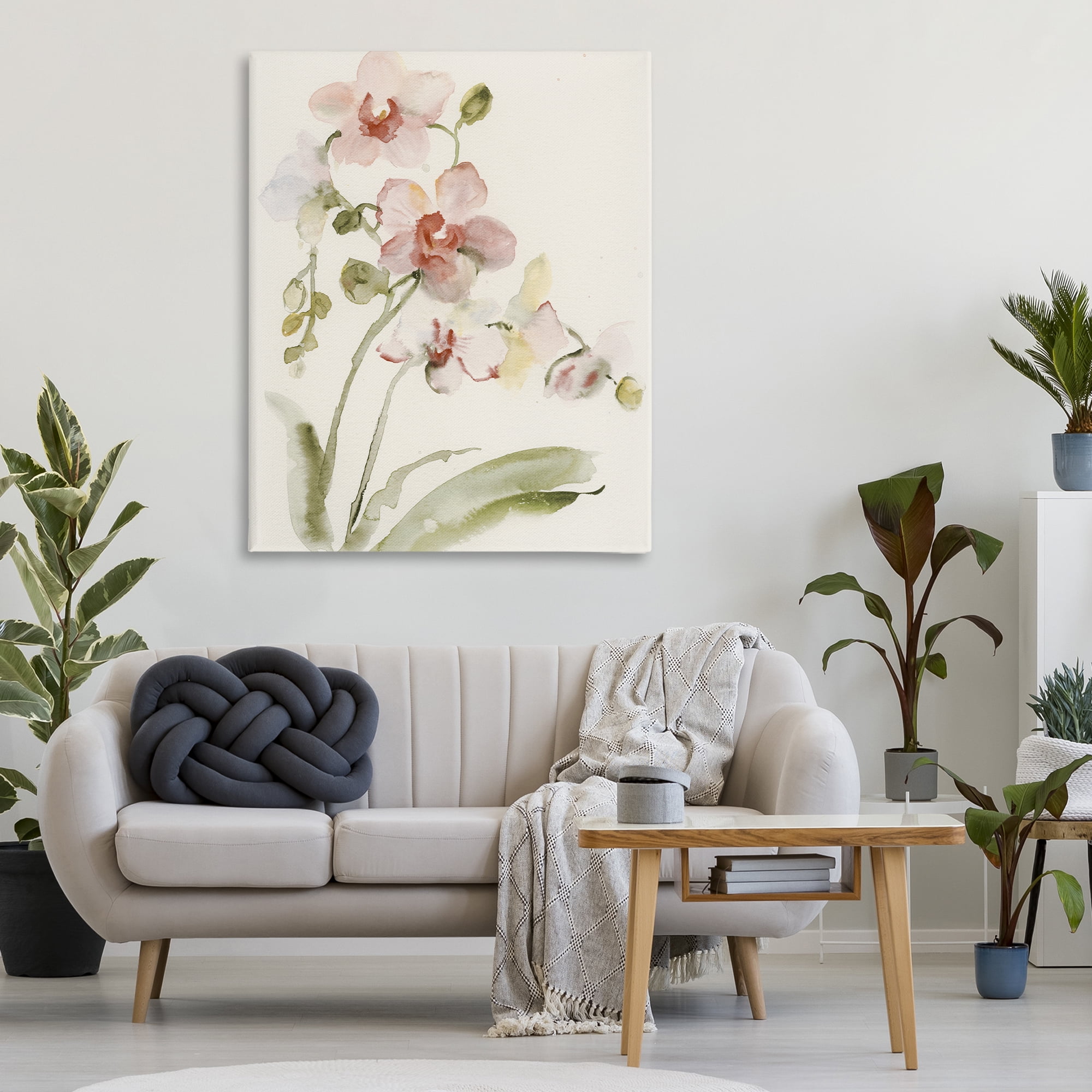 Stupell Industries Gentle Pink Orchid in Bloom Canvas Wall Art, design by Victoria Barnes