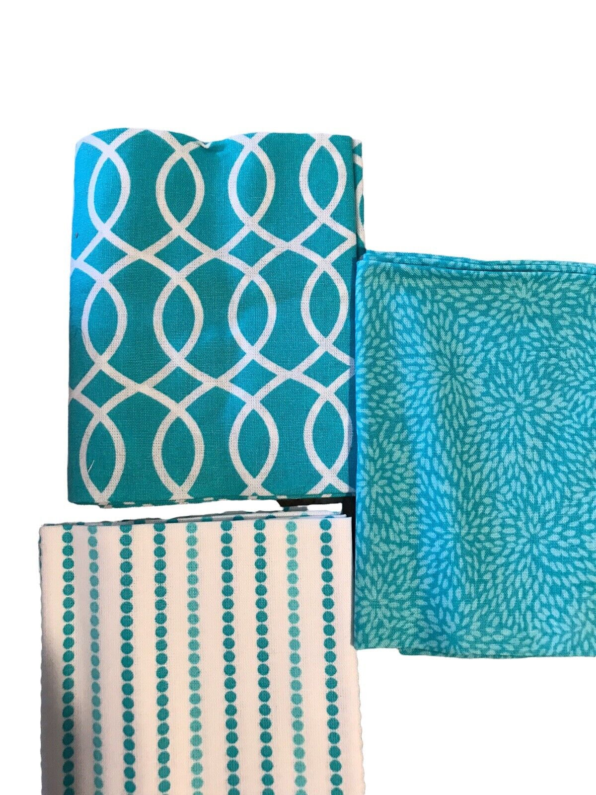 (2 pack) Waverly Inspirations 21" x 0.5 yd 100% Cotton Sewing & Craft Fabric, Blue and White
