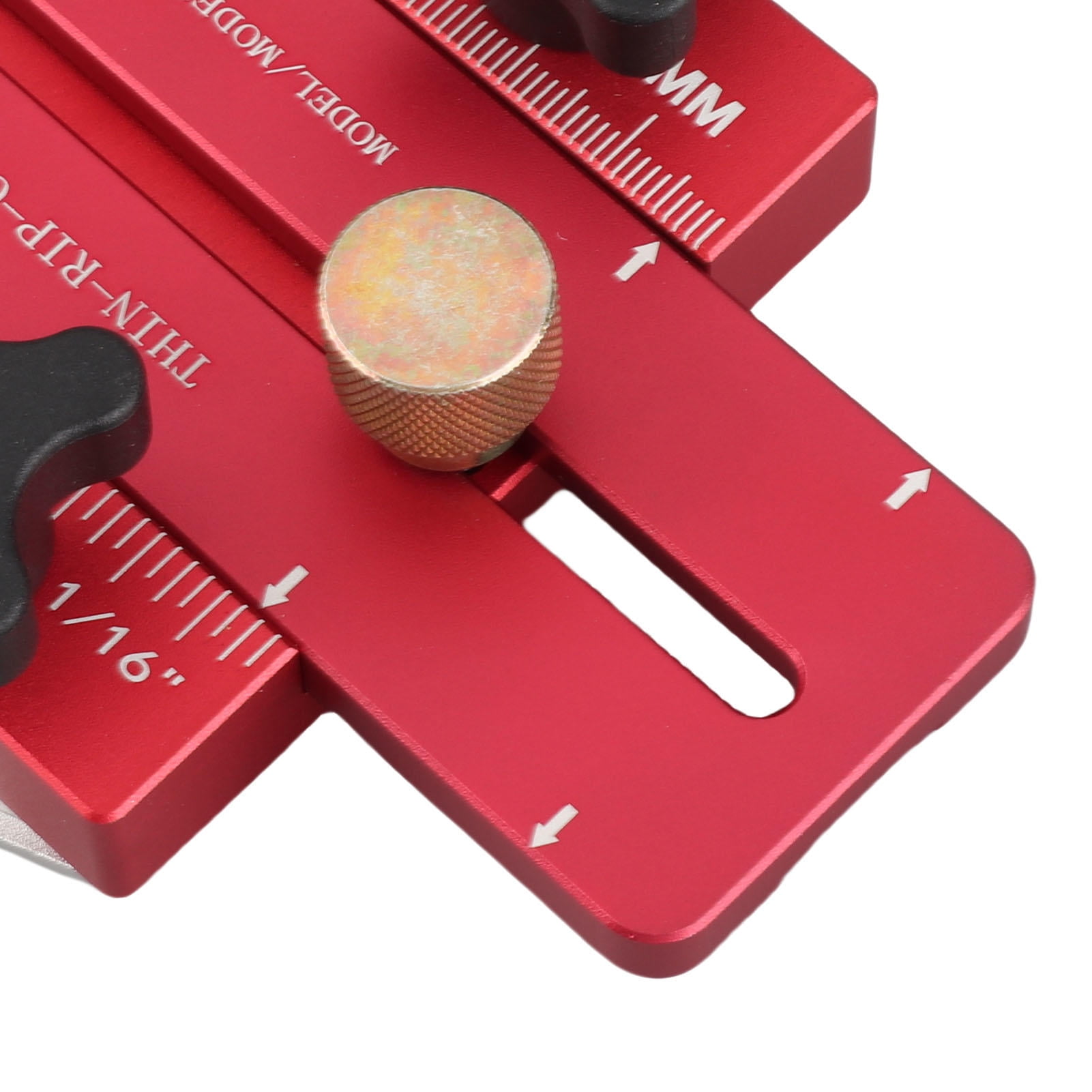 Yajisi Precision Aluminum Table Saw Jig – Secure Locking, Sliding Slot & Clamping for Accurate Narrow Strip Cuts