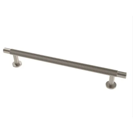 Liberty P44634C-Sn 6 5/16" Knurled Bar Cabinet & Drawer Pull Satin Nickel