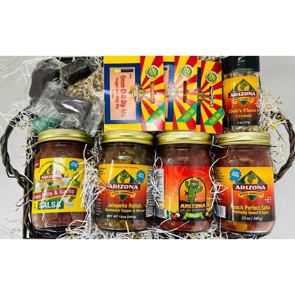 Arizona Sweet and Spicy Gift Basket with Arizona Made Chocolates