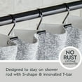 thumbnail image 5 of Better Homes & Gardens S-Shape Rustproof Stainless Steel Shower Hooks with T-Bar Ends, Black, 12, 5 of 7