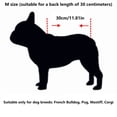 thumbnail image 2 of YAWUBT Dog Tattoo Print Jumpsuit for French Bulldog Pug Corgi Pitbull, Stylish Full-Body Pet T-Shirt, 4-Legged Dog Outfit for Small Medium Breeds, All-Season, 2 of 6