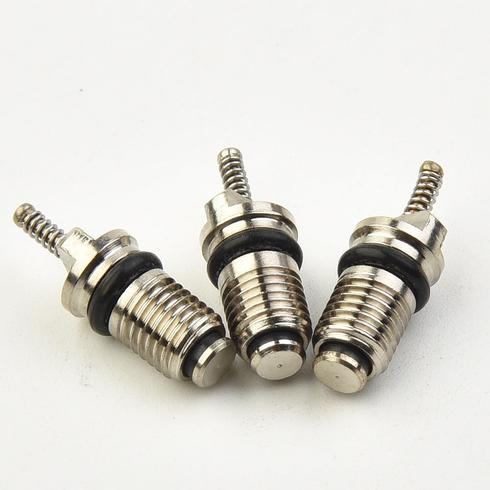 SOLUSTRE Complete Set Of 3 Valve Cores High Low Pressure Vehicle Parts