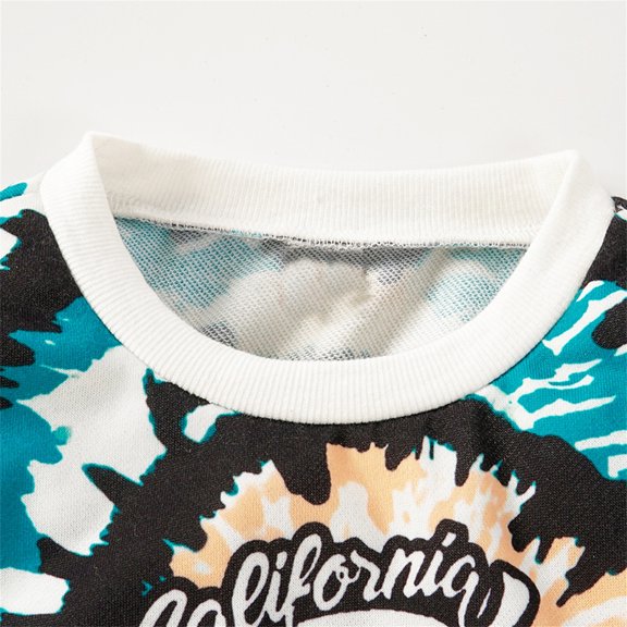 Vedolay Fall Tops for Boy Hoodie Long Sleeve Sweatshirt Pullover Tops Fall Loose Shirt with pocket,Camouflage 6-7 Years