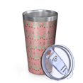 thumbnail image 2 of 16oz Tumblers Pink Christmas Tree Pattern Stainless Steel Vacuum Insulated Double Wall Travel Tumbler Cups Mug with Lid and Straw,Cleaning Brush for Coffee,Tea, 2 of 4