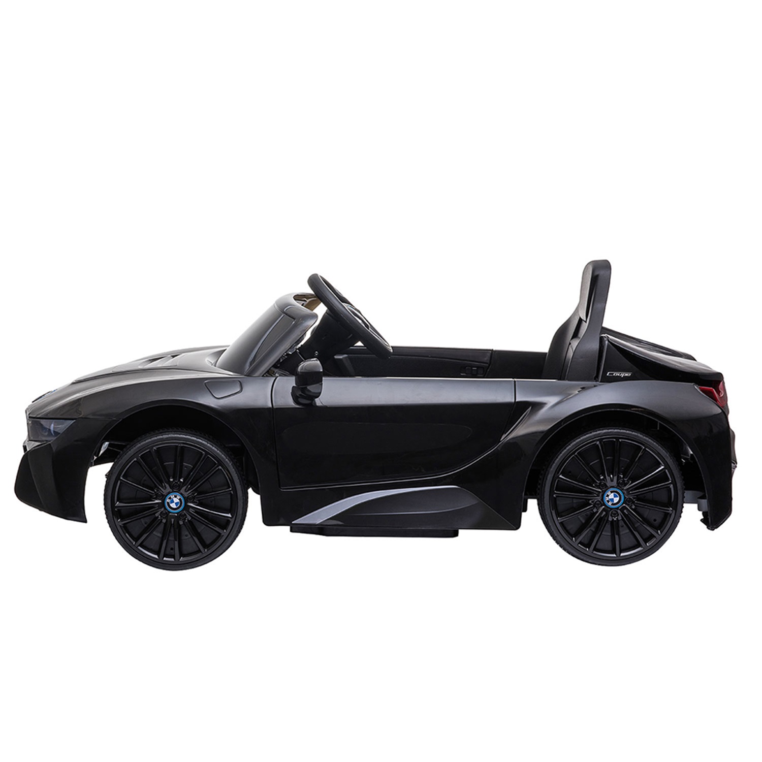 CIPACHO Officially Licensed 12V Electric Kids Ride-On Car Toy with Remote Control Music Horn Lights Suspension Wheels, Black