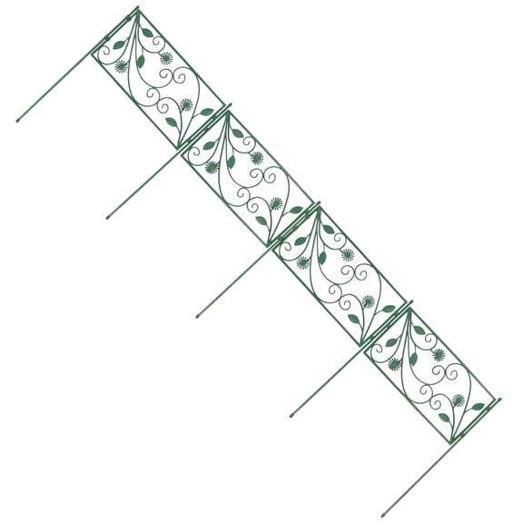 Zehuanyu  Mesh Pergola Chain Link Fence Clips Christmas Tree Plant Fences Green