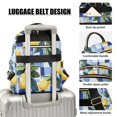 thumbnail image 3 of FORMRS Mini Backpack Purse for Women Travel Daypack Casual Shoulder Bag, Cartoon Lemon Leaves, 3 of 7