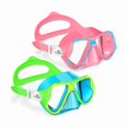 thumbnail image 1 of Chenchen 2 Pack Kids Swim Goggles Mask for Boys Girls 3-14, Tempered Glass Lens 180° HD View with Nose Cover for Pool Beach, 1 of 1