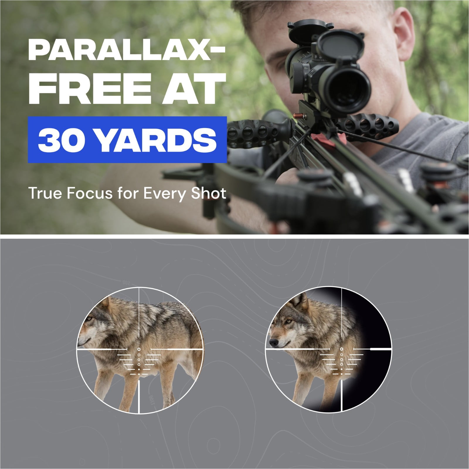 Ballista Falcon Flex 2-7x32 Crossbow Scope Adjustable Magnification and Illuminated Reticle