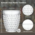 thumbnail image 4 of Pier 1 Emma Clear Luster Acrylic Tumbler 13 oz Drinking Glasses- Set of 4-Limited Edition, 4 of 8