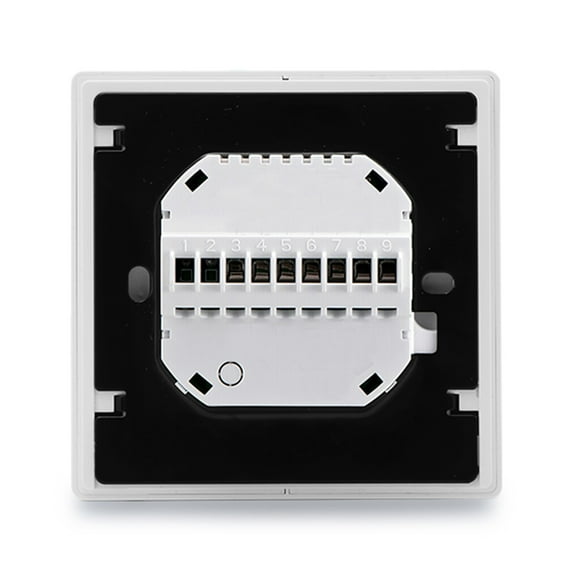 Air Conditioning Controller 2 Pipe Air Conditioning Control Panel Touch Screen Digital Display Central HVAC Controller 5+2 6 Periods Programmable WiFi Thermostat for Home