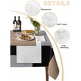 thumbnail image 2 of Brown Black Grey Table Cloth, Middle Century Irregular Geo Abstract Art Waterproof Tablecloth for Rectangle Tables, Reusable Washable Fabric Table Cover for Restaurant Kitchen Dining Tables 54"x108", 2 of 6