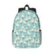 thumbnail image 1 of Easygdp White Geese and Flower Mochila Ligera de 15 Pulgadas para Estudiantes, Mochila Cómoda para la Escuela y Viajes, Correas Ajustables, 1 of 6