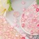 thumbnail image 4 of 279 cuentas acrílicas rosas de 24 estilos, surtidas, transparentes, con formas mixtas, adorables, con forma de corazón, flor y letras, juego a granel, 4 of 7