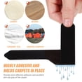 thumbnail image 3 of 12pcs Non-Slip Carpet Sticker Reusable Carpet Pad Washable Rug Pad Grippers, 3 of 9