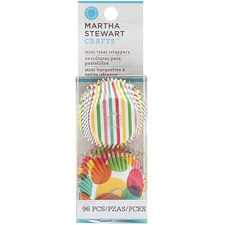 Modern Festive Mini Treat Wrappers, 96-Pack, 1.25