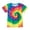 Z1-Multicolour847, variant on Whouriu Toddler Boys Tie Dye T-Shirt Rainbow Spiral Print Crewneck Short Sleeve Summer Casual Tshirt
